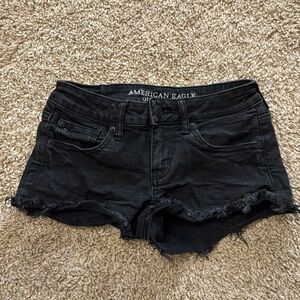Black American eagle shorts